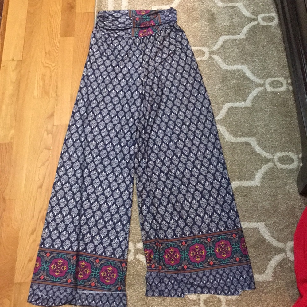 Palooza pants navy patterned